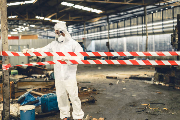 Professional Hoarding Cleanup technician working in Naches, WA